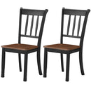 2 Pieces Solid Whitesburg Spindle Back Wood Dining Chairs by LJGDeals