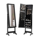 Mirrored Standing Jewelry Cabinet Storage Box by LJGDeals