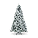 9 Feet Artificial Christmas Tree with Premium Snow Flocked Hinged by LJGDeals