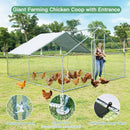 13 x 13 Feet Walk-in Chicken Coop with Waterproof Cover for Outdoor Backyard Farm by LJGDeals
