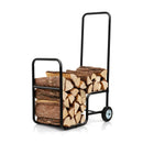 Firewood Log Cart Carrier with Anti-Slip and Wear-Resistant Wheels by LJGDeals