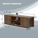 Classic Style TV Console Cabinet for 65-Inch TV with 2 Cable Management Holes by LJGDeals