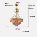 GobekUsa Crystal LED Ceiling Chandelier for Dinning Room
