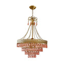 GobekUsa Crystal LED Ceiling Chandelier for Dinning Room