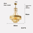 GobekUsa Crystal LED Ceiling Chandelier for Dinning Room