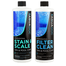 Spa Filter Clean & Stain and Scale Combo by AquaDoc