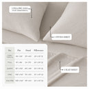 Viscose from Bamboo & Cotton Blend Jersey Knit Sheets