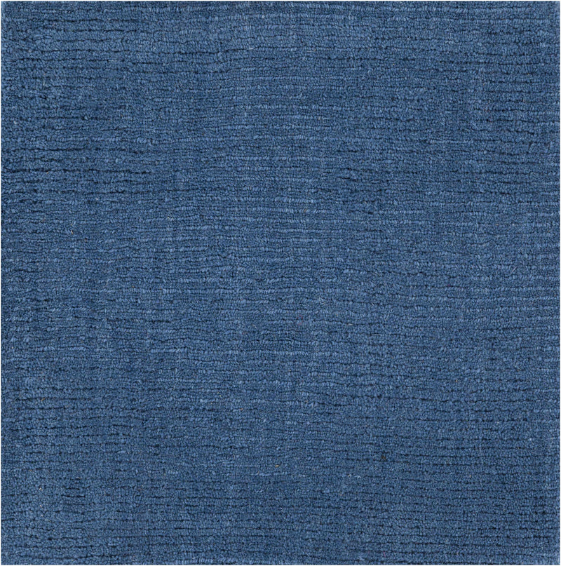 Brockton Solid Blue Wool Rug