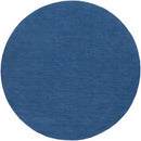 Brockton Solid Blue Wool Rug