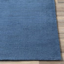 Brockton Solid Blue Wool Rug