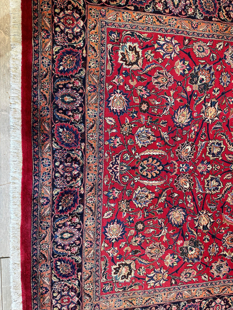 Fine Allover Persian Mashhad Rug 8’2”x11’6”