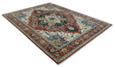 Fine Hand Knotted Brown and Ivory 8x10 and 9x12 Traditional Wool Area Rug by The Rug Decor