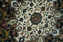Fine Hand Knotted Brown, Ivory and Black 8x10 and 10x14 Traditional Wool Rug by The Rug Decor