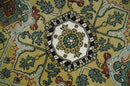 Fine Knots Beige, Brown and Ivory 9x12 Hand knotted Traditional Wool Area Rug by The Rug Decor