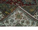 Fine Knots Beige, Brown and Ivory 9x12 Hand knotted Traditional Wool Area Rug by The Rug Decor