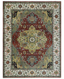 Fine Knots Beige, Brown and Ivory 9x12 Hand knotted Traditional Wool Area Rug by The Rug Decor