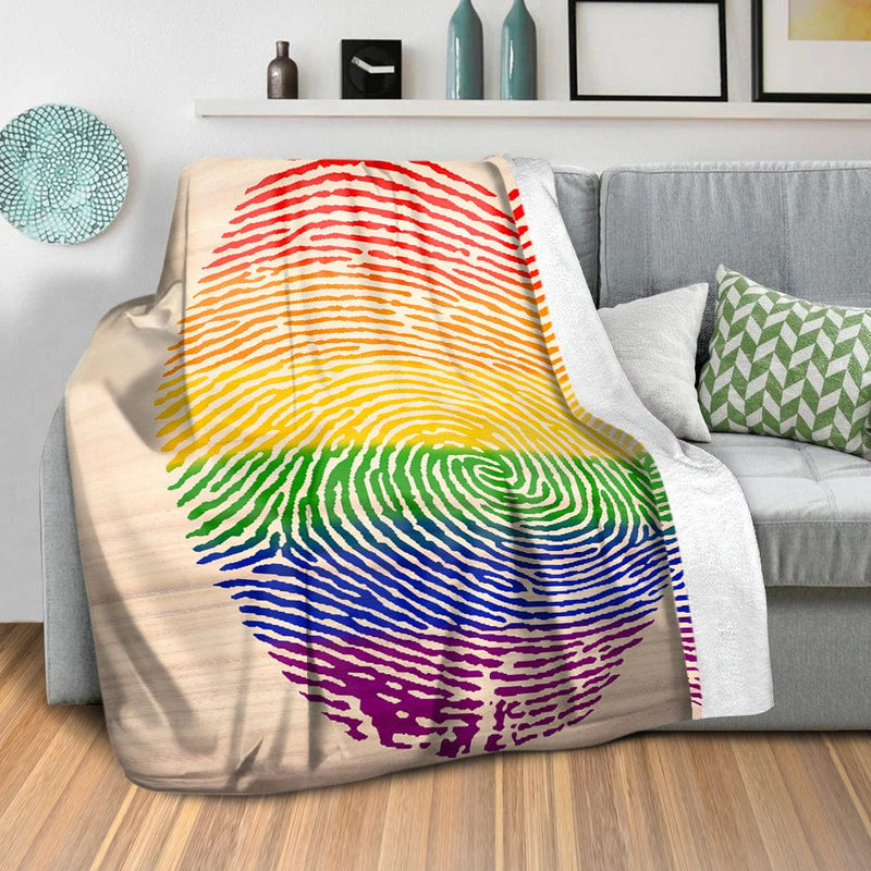 Fingerprint of Love Blanket