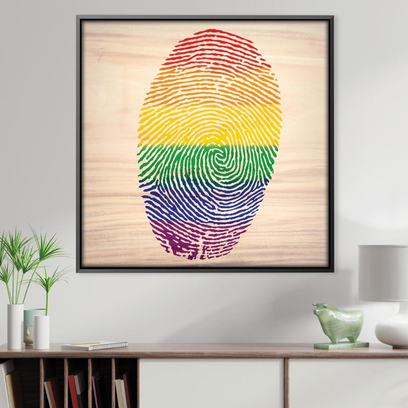 Fingerprint of Love Canvas