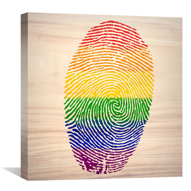 Fingerprint of Love Canvas