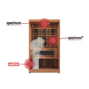 Finnmark FD-4 Trinity 2-Person Home Infrared & Steam Sauna Combo [FD-KN004] (SAK41865) by SAKSBY WHOLESALE