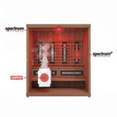 Finnmark FD-5 Trinity XL 4-Person Home Infrared & Steam Sauna Combo [FD-KN005] (SAK37258) by SAKSBY WHOLESALE