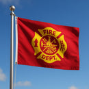 Fire Department Seal Flag – Outdoor | Made in USA by Flagman of America