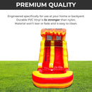 Large Fire Marble Inflatable Water Slide With Pool And Blower (SAK34567) by SAKSBY WHOLESALE