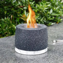 5"x3.5" Mini Gray Cement Fireplace Round by JHY DESIGN
