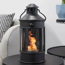 6" x16" Portable Elegant Desktop Fireplace Lantern by JHY DESIGN