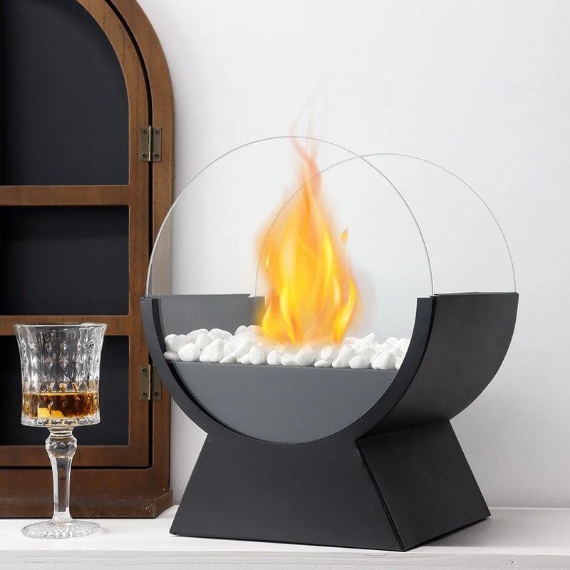 13.5" Tall Portable Tabletop Fireplace, photo 5 of 9