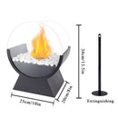 13.5" Tall Portable Tabletop Fireplace
