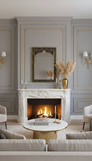 Moroccan Engraved Brass Wall Mirror