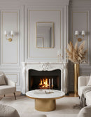 Rectangular Gold Brass Mirror -  unlacquered Brass Frame Mirror