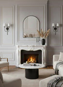 Black Arch Mirror - Brass Customized Bathroom Mirror