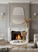 Gold Wall Brass Mirror - Triangle Mirror
