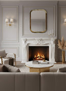 Gold Brass Rectangle Mirror