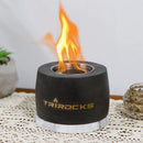 Black Graphite Color Cement Concrete Portable Fireplace