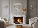 Gold Brass Circle Mirror - Unlacquered Brass Mirror