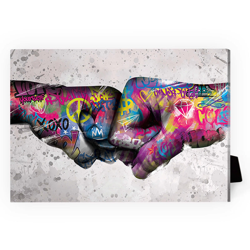 Fist Bump Desktop Canvas