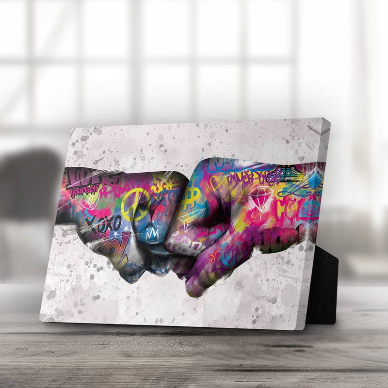 Fist Bump Desktop Canvas