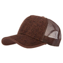 5 Panel Faux Jute High Profile Straw Trucker Cap