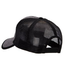 5 Panel Faux Jute High Profile Straw Trucker Cap