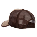 5 Panel Faux Jute High Profile Straw Trucker Cap