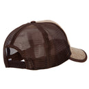 5 Panel Faux Jute High Profile Straw Trucker Cap