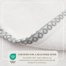 Cotton Border-Stitched 6-Piece Towel Set - Valery Collection by Great Bay Home