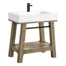 James Martin Auburn 31.5" Console Base, Weathered Timber