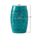 Ruby 12" Metal Outdoor Side Table