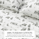Turkish Cotton Flannel Sheet - Lakeview Collection by Great Bay Home