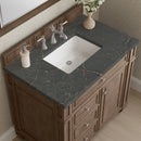 James Martin Bristol 36" Single Bathroom Vanity, Whitewashed Walnut