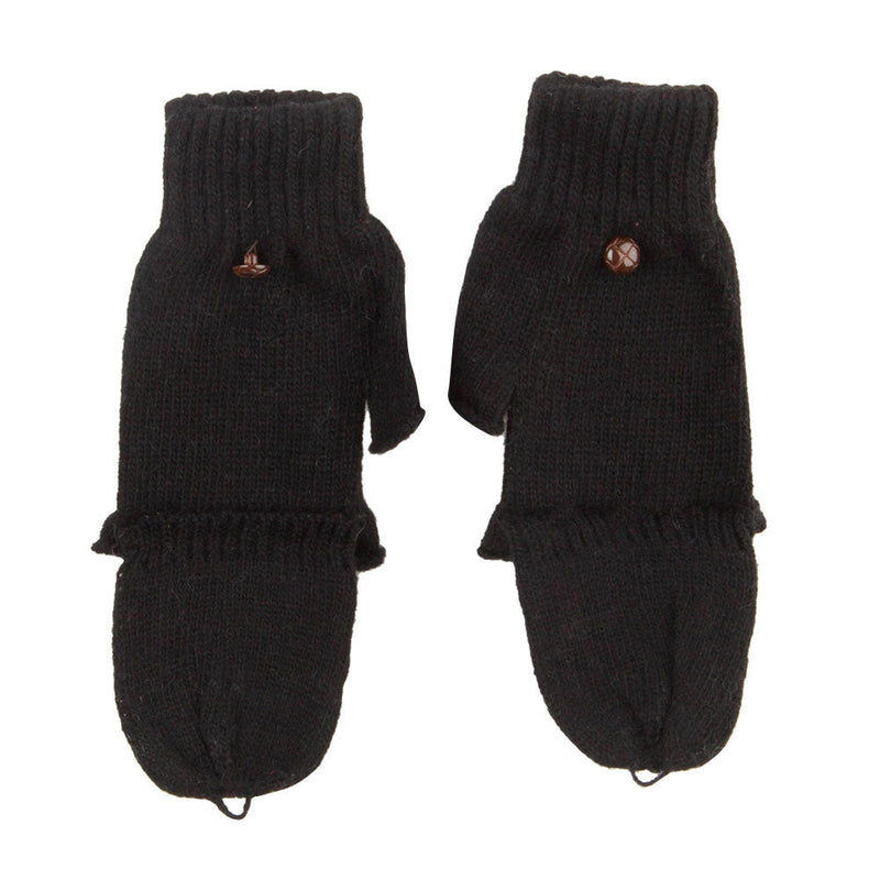 Women's Snowflake Flip Top Mitt Glove